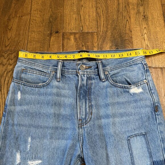 Urban Outfitters BDG Dad Slim Taper Fit Patchwork Jeans Mens 30x30 100% Cotton - Picture 3 of 7